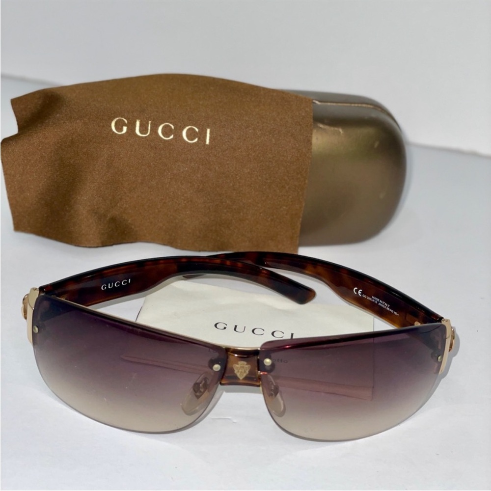 Gucci Tortoiseshell Gradient Sunglasses - image 1